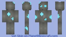 Diamond Golem Minecraft Skin