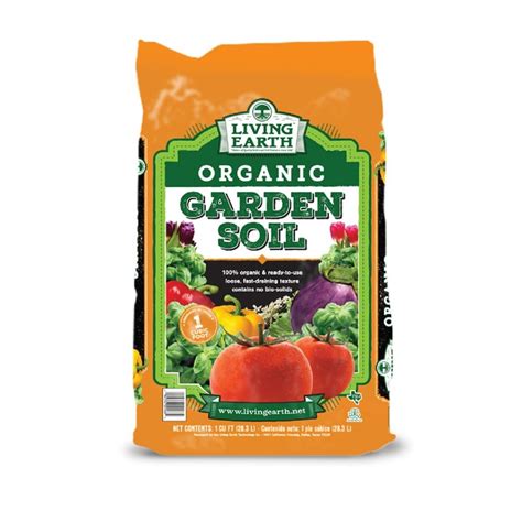 Shop Living Earth 1-cu ft Organic Flower and Vegetable Garden Soil at ...