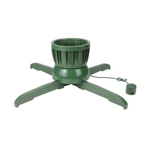 24" Green Musical Rotating Christmas Tree Stand - For Live Trees ...