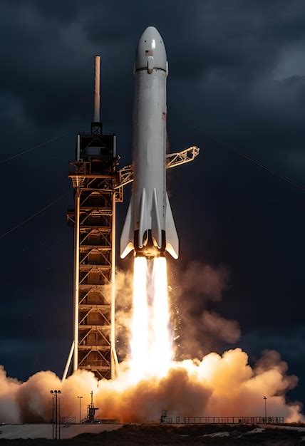 Premium Photo | Modern rocket space ship launching for space exploration