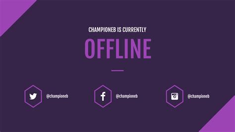 View Twitch Offline Banner Template Free however its ]