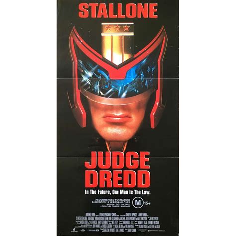 JUDGE DREDD Movie Poster 13x30 in.