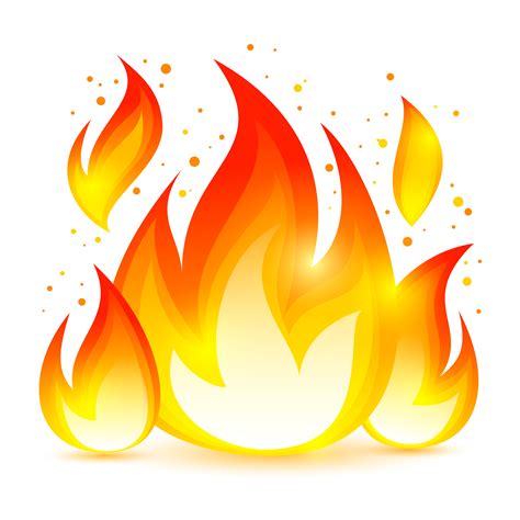 Fire Decorative Icon 428112 Vector Art at Vecteezy