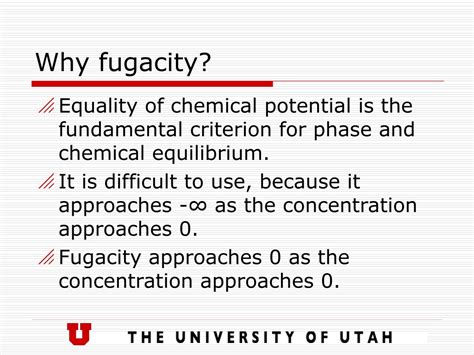 PPT - Fugacity, Ideal Solutions, Activity, Activity Coefficient ...