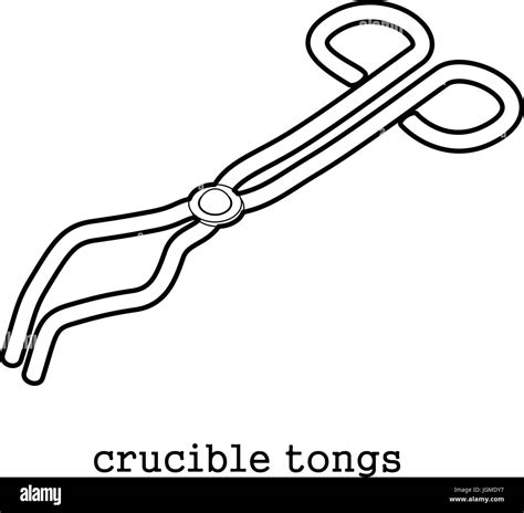 Crucible tongs isolated Black and White Stock Photos & Images - Alamy