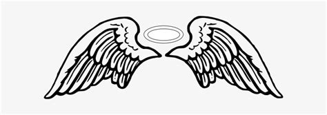 Transparent Background Angel Wings And Halo Png - Desearimposibles