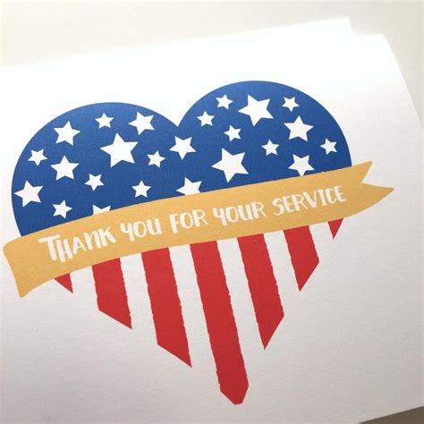 Military Appreciation Free Printable Thank You For Your Service Cards ...