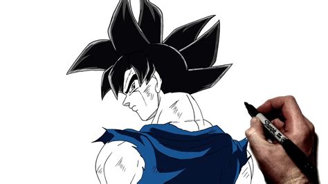 How To Draw Goku Ultra Instinct Step By Step Dragonball How To | Images ...