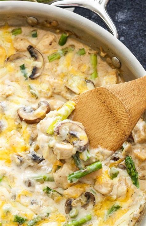 One Pot Creamy Chicken and Asparagus Casserole | Recipe | Asparagus ...