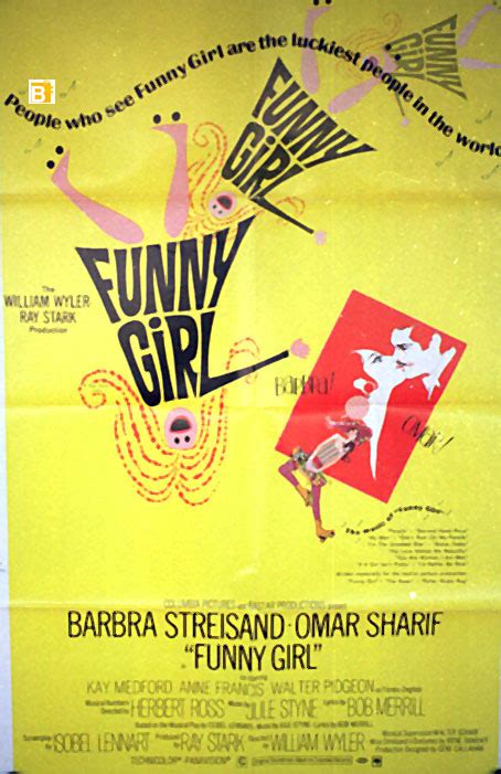 "FUNNY GIRL" MOVIE POSTER - "FUNNY GIRL" MOVIE POSTER