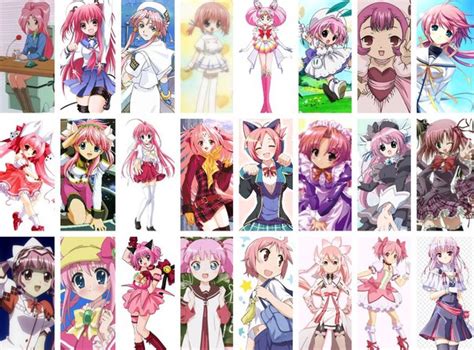 Female Anime Characters With Pink Hair