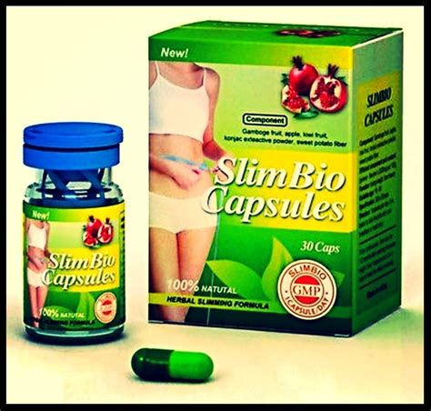 Slim Bio %100 Natural Herbal Slimming Capsules Safe Diet Losing Weight ...