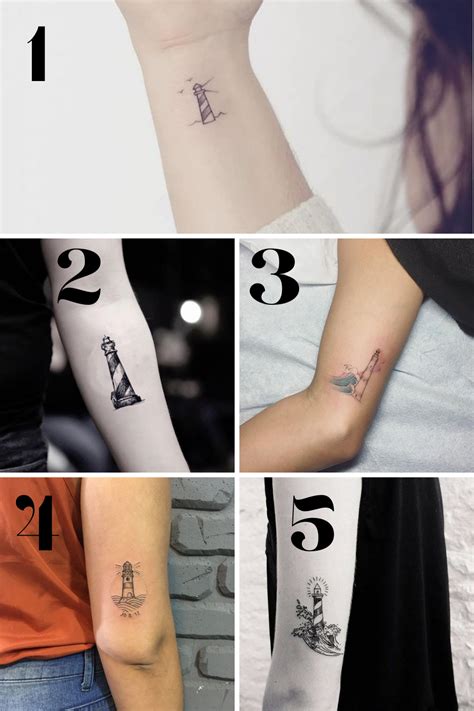 25 Lighthouse Tattoo Ideas + Meaning - TattooGlee Sleeve Tattoos For ...