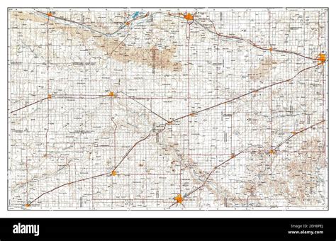 Dodge City, Kansas, map 1955, 1:250000, United States of America by ...