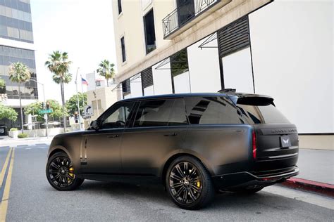 Matte Black Range Rover Sport