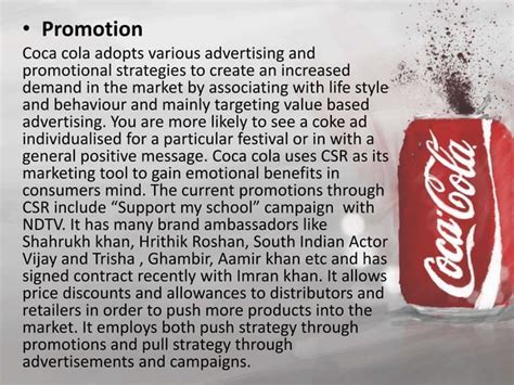 Marketing Mix - Coca Cola