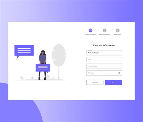 Contact Form UX / UI Design :: Behance