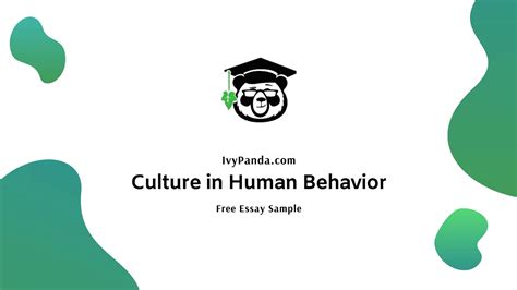 Culture in Human Behavior | Free Essay Sample - YouTube