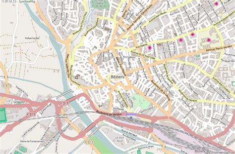 Béziers Map France Latitude & Longitude: Free Maps