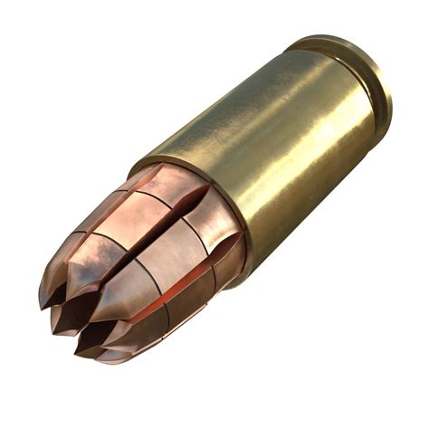 Radically Invasive Projectile (RIP) 9mm Ammunition 3D Model $19 - .max ...