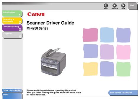 CANON MF4200 SERIES DRIVER MANUAL Pdf Download | ManualsLib