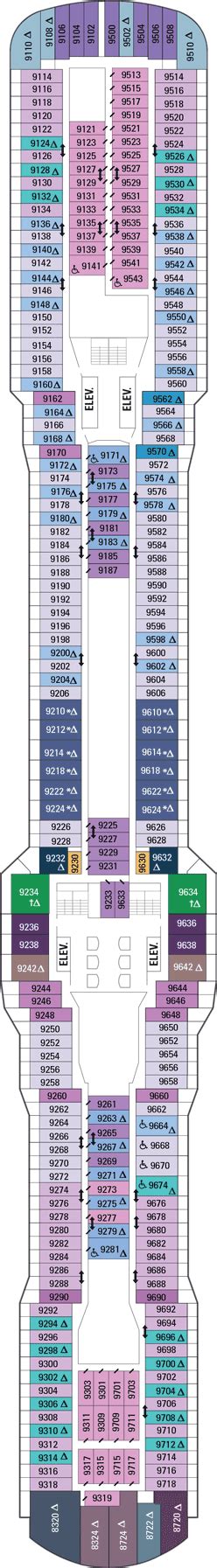 Ovation of the Seas Deck Plans- Royal Caribbean International Ovation ...