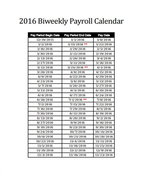 Payroll Schedule Template 2019 | TUTORE.ORG - Master of Documents