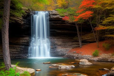 Ozark Waterfall by LiamKaneArt on DeviantArt