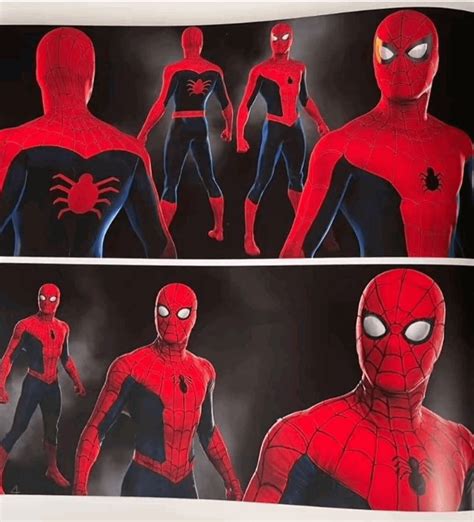 NWH concept art suit seems to be a 1:1 copy of Peter Parker ...