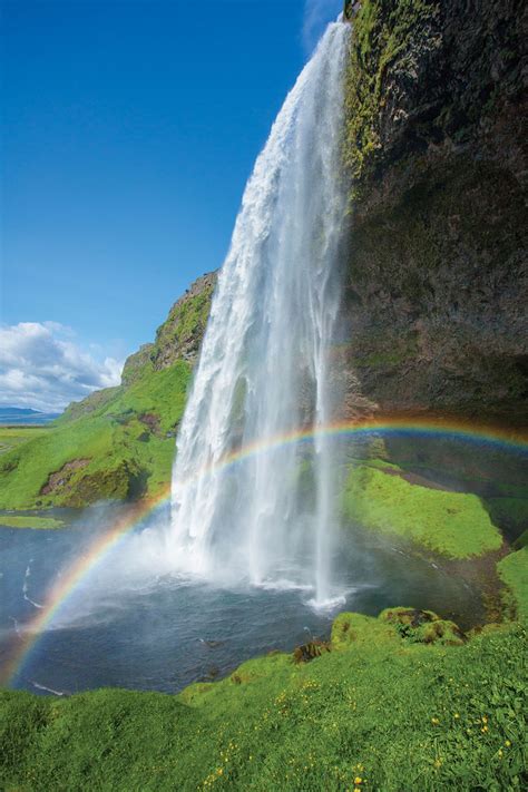 Rainbow II, Seljalandsfoss, Sudurland, Iceland Canvas Wall Art by ...