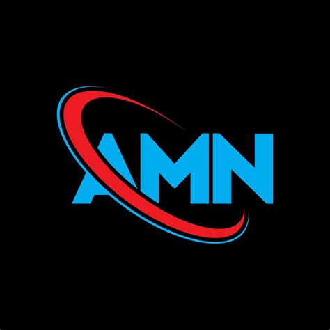 AMN logo. AMN letter. AMN letter logo design. Initials AMN logo linked ...