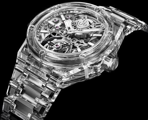 Hublot Big Bang Integral Tourbillon Full Sapphire replica 1:1 watch ...