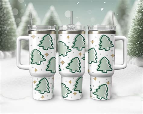 40 Oz Tumbler Wrap Svg Christmas Tree Svg, Retro Christmas 40oz Tumbler ...