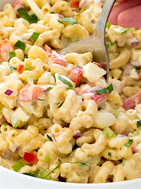 Easy Macaroni Salad (Ready in 30 minutes!) - Chef Savvy