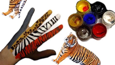 MAGIC Fingers In ZOO! Animals Finger! [Body Painting & Coloring Book ...