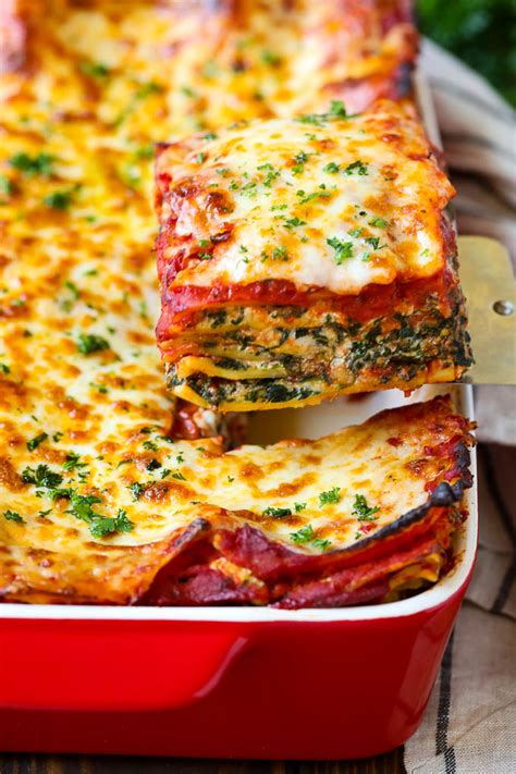 Spinach Lasagna Recipe | Vegetarian Lasagna #lasagna #spinach #cheese # ...