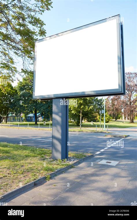 Blank Mega-Light Digital Poster Billboard Mock-Up Template on a Street ...