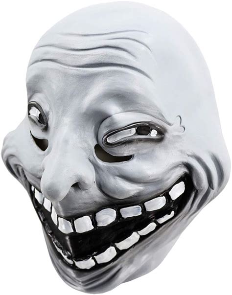 HENGYUTOYMASK Troll Face Meme Mask Cartoon Full Head Latex Mask Comic ...