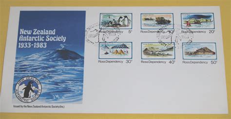 First Day Cover - NZAS 50th Anniversary - New Zealand Antarctic Society