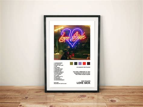 Don Toliver / Love Sick / Album Cover Poster Poster Print Wall - Etsy UK