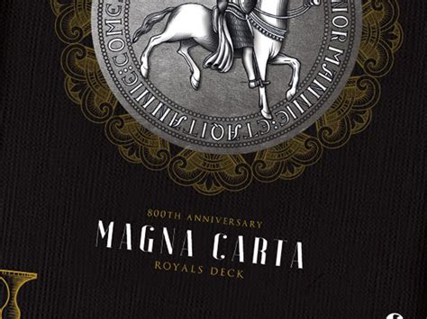 King John Magna Carta Seal - Seasons Playing Cards by Alexander Chin on ...