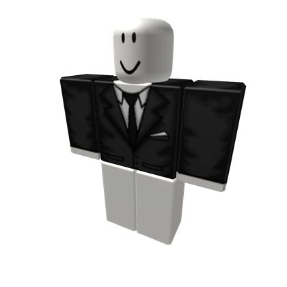 Epic Black Tuxedo With Black Tie. Transparent! - ROBLOX | Black jacket ...