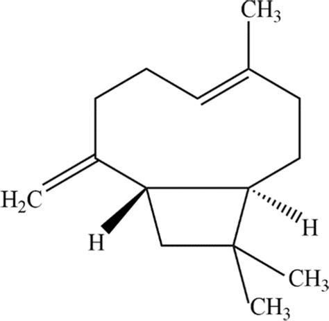 Chemical structure of β-caryophyllene (BCP) | Download Scientific Diagram