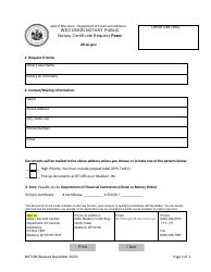 Form DFI/NOT/109 - Fill Out, Sign Online and Download Fillable PDF ...