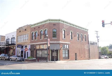 Downtown Jonesboro Arkansas City Block Editorial Stock Image - Image of ...