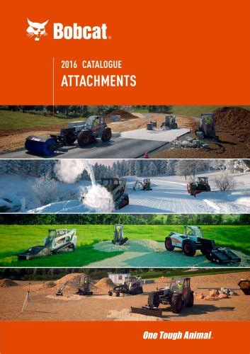 ATTACHEMENTS - BOBCAT - PDF Catalogs | Documentation | Brochures