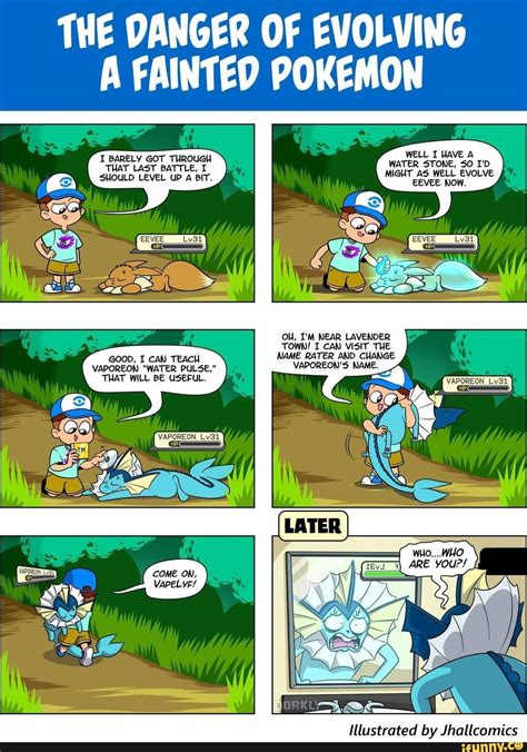 THE DANGER OF EVOLVING A FAINTED POKEMON - iFunny | Pokemon, Pokemon ...