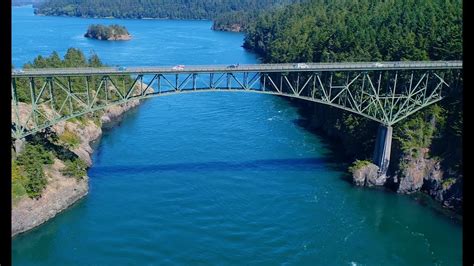 Deception Pass Bridge, Whidbey Island, WA in 4K - YouTube