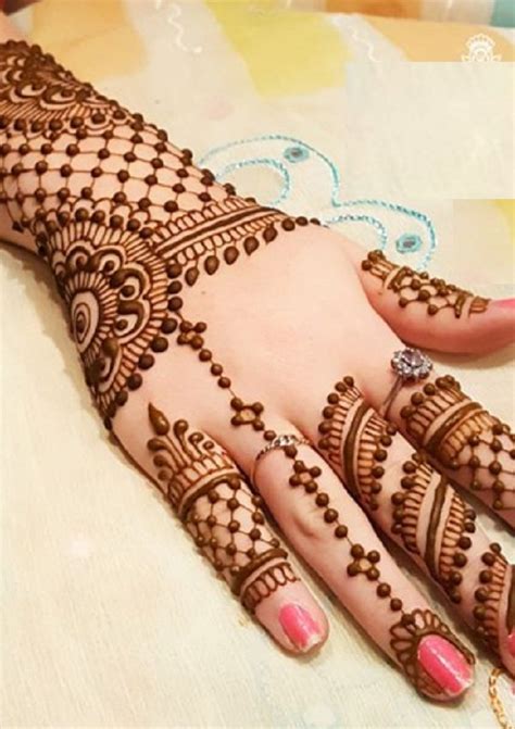 Pushed Arabic Bail Mehndi Design - Arabic Mehndi Bail Designs - Arabic ...