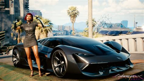 Cyberpunk 2077 Mod Introduces The Lamborghini Terzo Millennio Electric